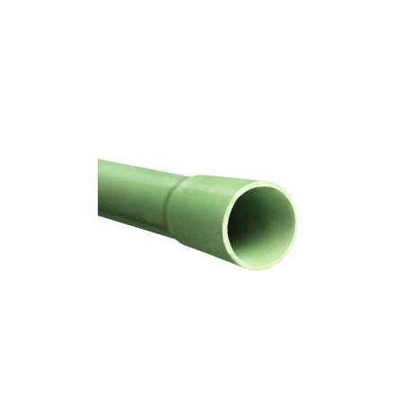 Tubo de PVC pesado 100mm (4") largo 3 metros