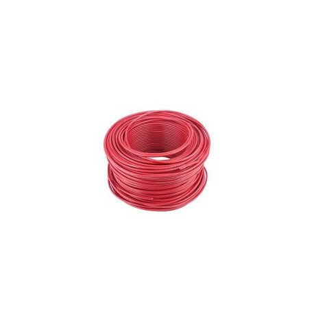Cable ligero color rojo 12 AWG, 100m