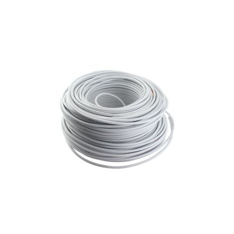 Cable ligero color blanco 10 AWG, 100m