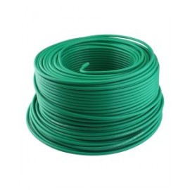 Cable ligero color verde 10 AWG, 100m