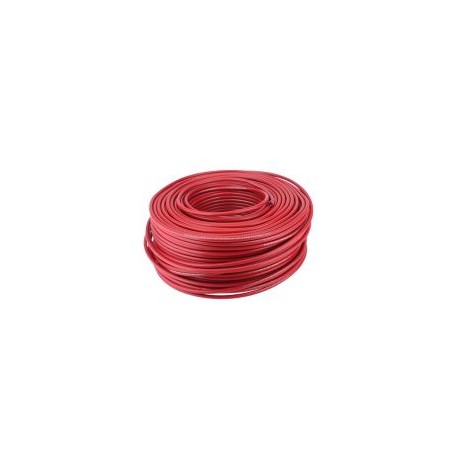 Cable ligero color rojo 8 AWG, 100m
