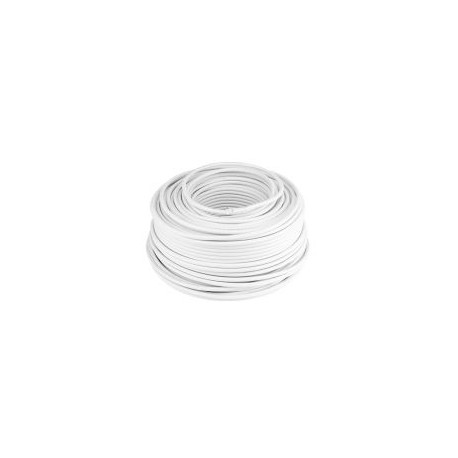 Cable ligero color blanco 8 AWG, 100m
